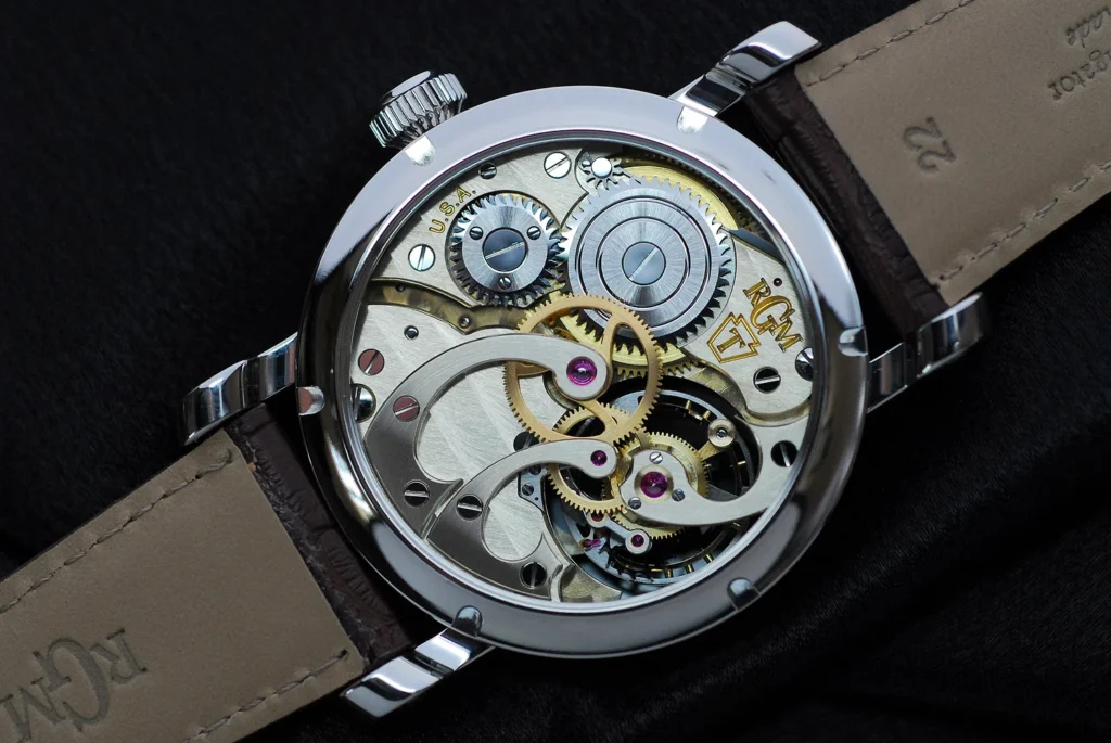 RGM tourbillon mechanical watch made in america